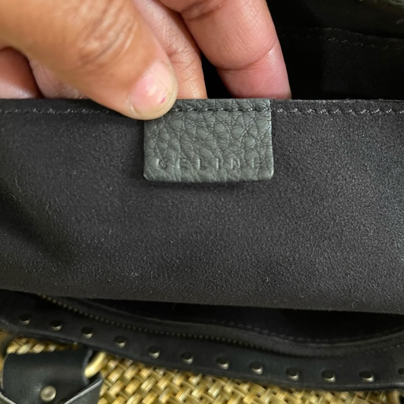 Vintage Celine Soft Leather stud gorgeous tot handled bag - Picture 10 of 16